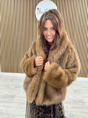 The Light Chocolate Faux Fur