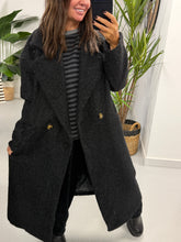Dakota Boyfriend Coat  - Black