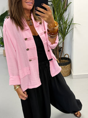 Military Jacket - Pink