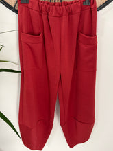The Scuba Tulip Trousers - Wine