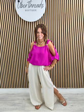 The Calle Cold Shoulder - Magenta