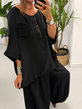Roxie Pocket Tunic - Black