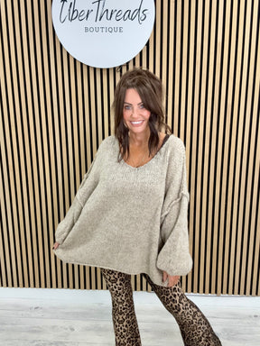 The Rustic Soft Knit - Oatmeal