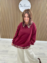 The “Check” Sweat - Mulberry