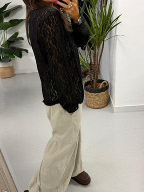 The Lace Mesh - Black