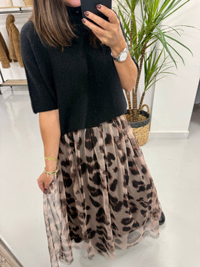The Bradshaw Tulle Skirt - Light Animal