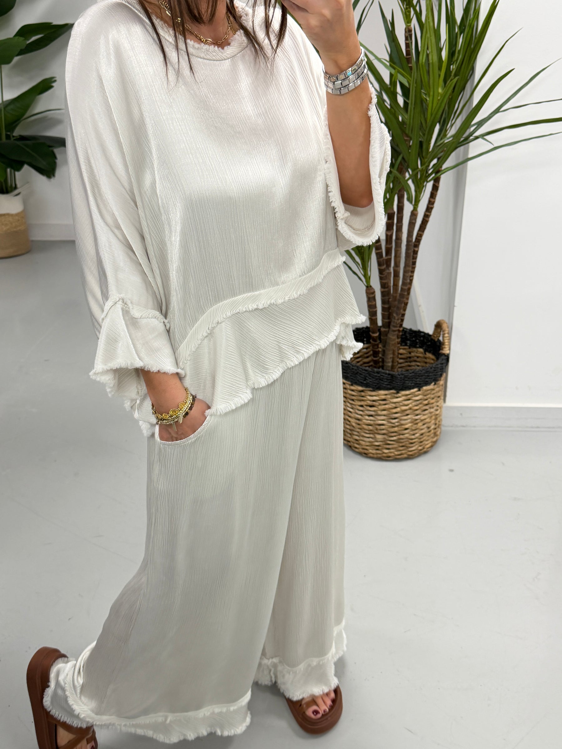 The Bora Bora Two Piece - Cream