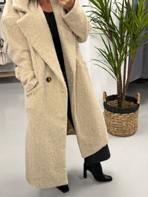 Dakota Boyfriend Coat  - Cream