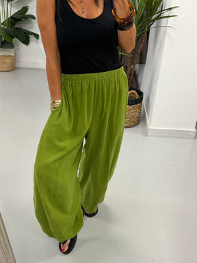 The Barrel Needlecord Joggers - Pistachio