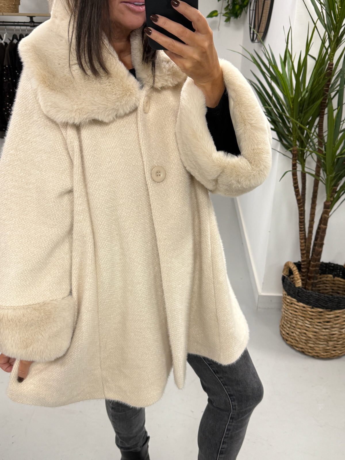 Kensington Swing Jacket - Winter White