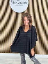 The Ruffle Tunic - Black