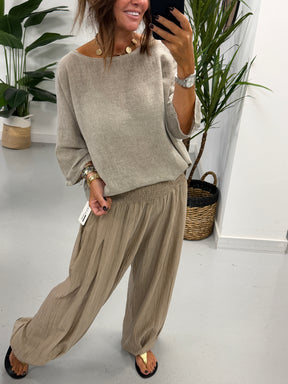 Basic Cotton Top - Fawn