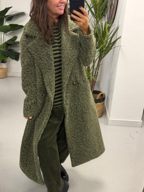 Dakota Boyfriend Coat  - Khaki