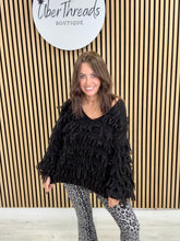 The Shaggy Jumper - Black