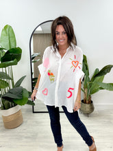 The Zeta Otto Happy Vibes Shirt - White