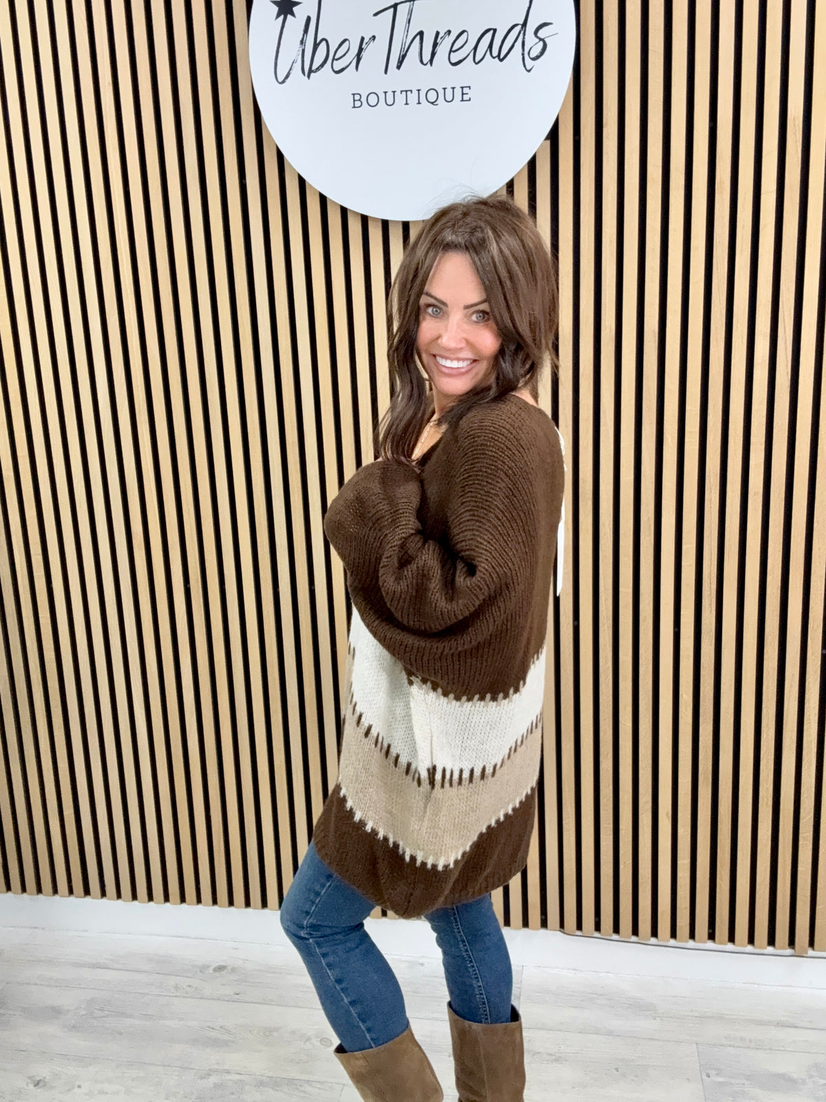 The Soft Stitch Knit - Chocolate