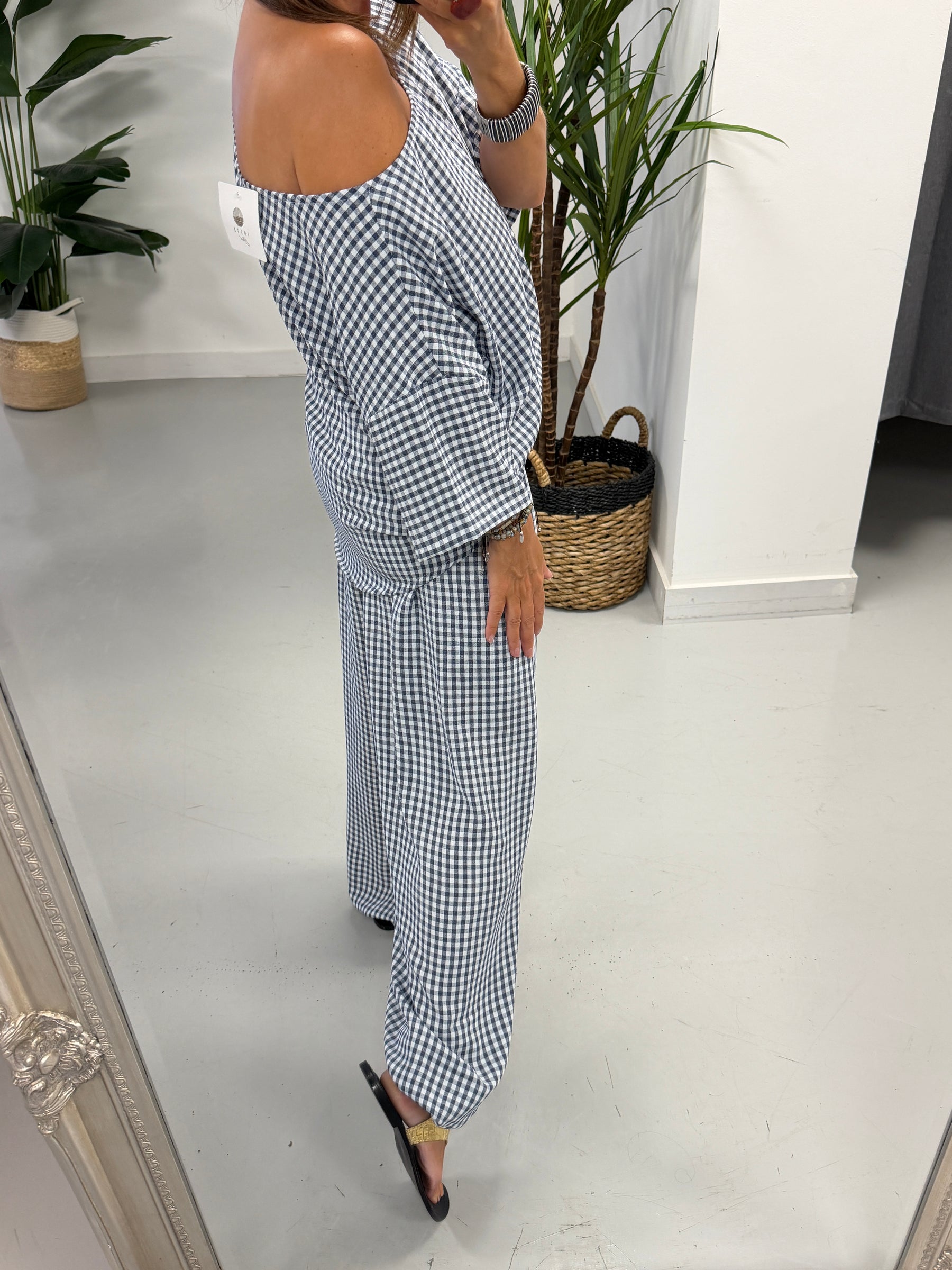 Vichy Two Piece - Navy