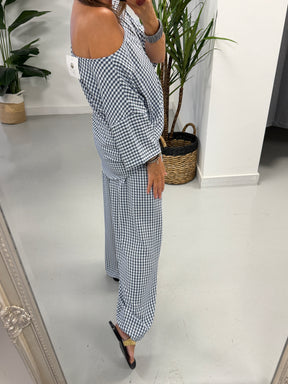 Vichy Two Piece - Navy