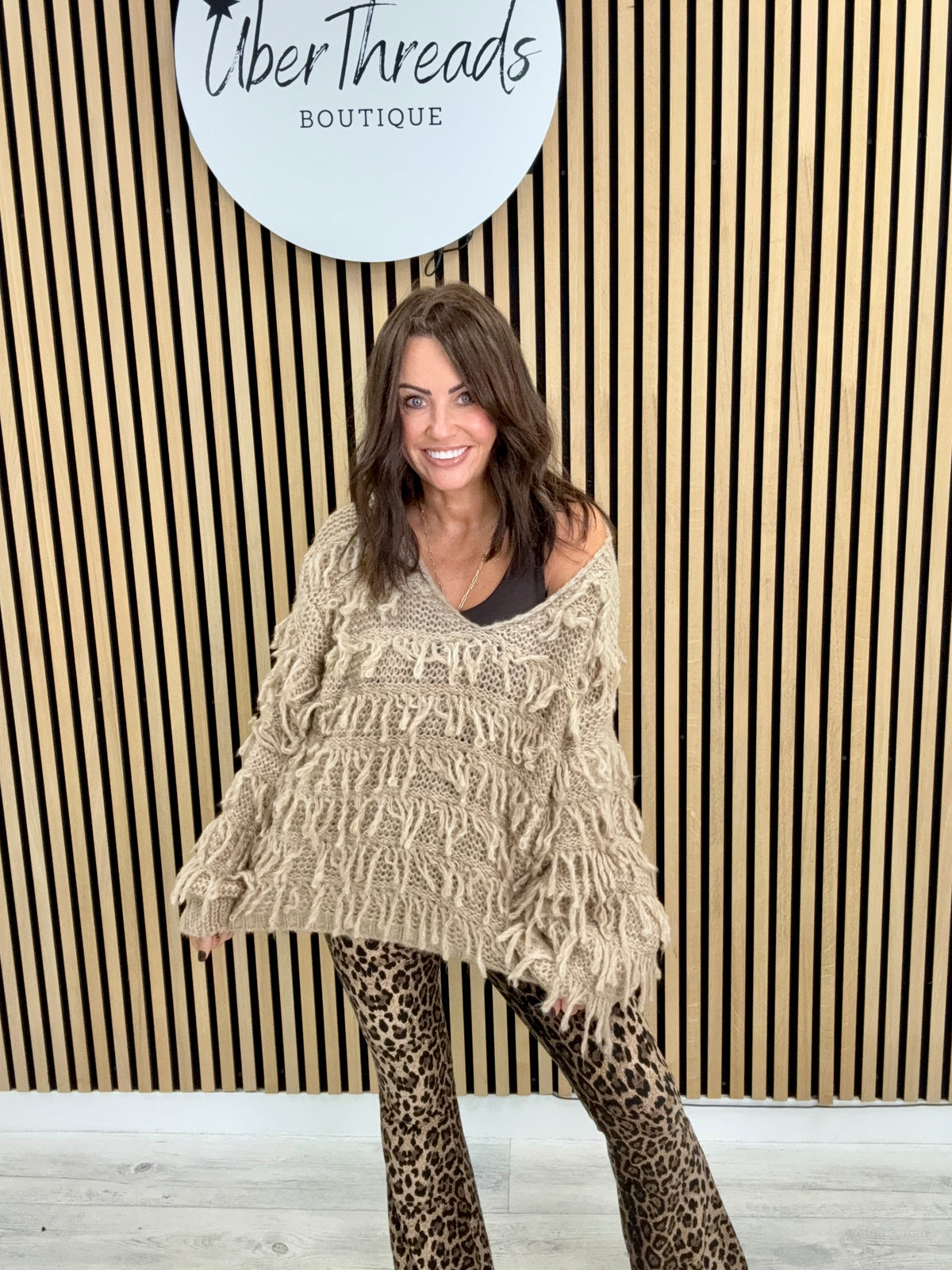 The Shaggy Jumper - Camel