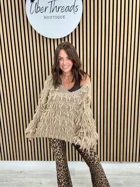 The Shaggy Jumper - Camel
