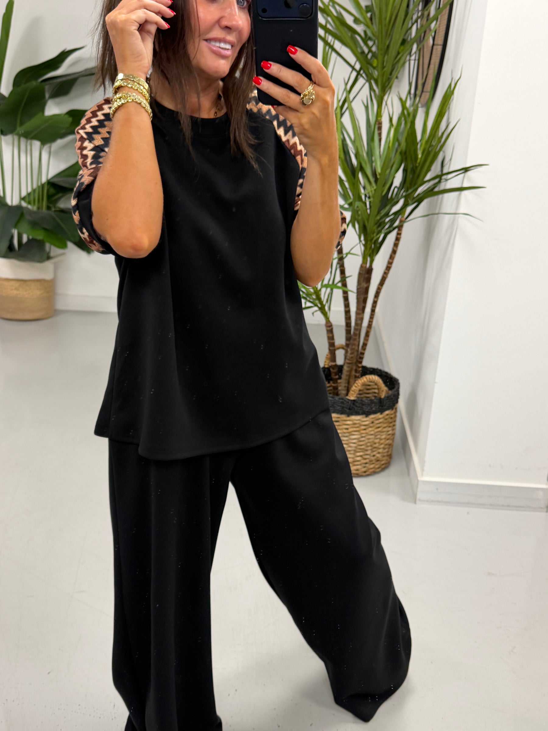 The Ziggy Scuba Tracksuit - Black