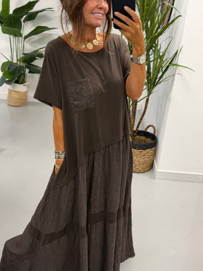 Harlow Vine Maxi - Chocolate