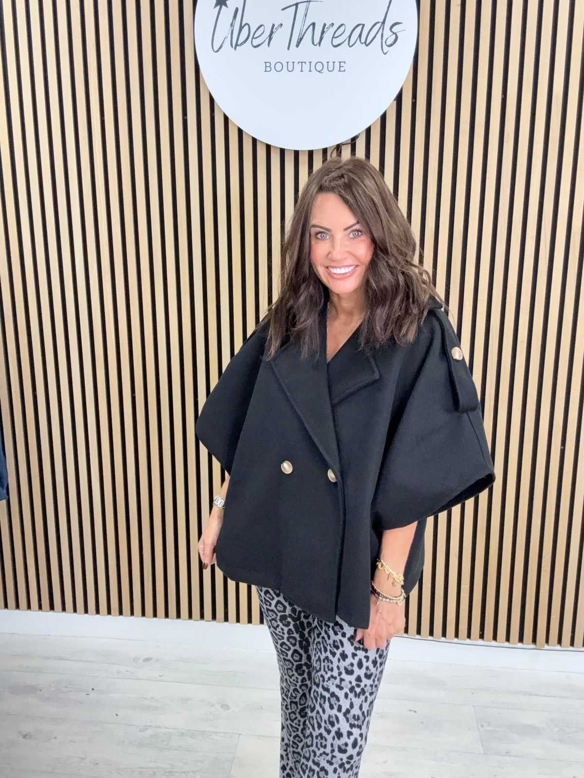 The Sleeveless Trench - black