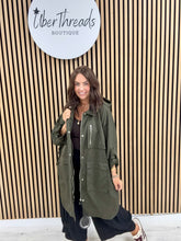 Fly Jacket - Side Press stud - Khaki