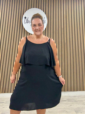 The Clara Frill Midaxi - Black
