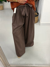 Faux & Fierce PU Wide Leg Trouser - Chocolate