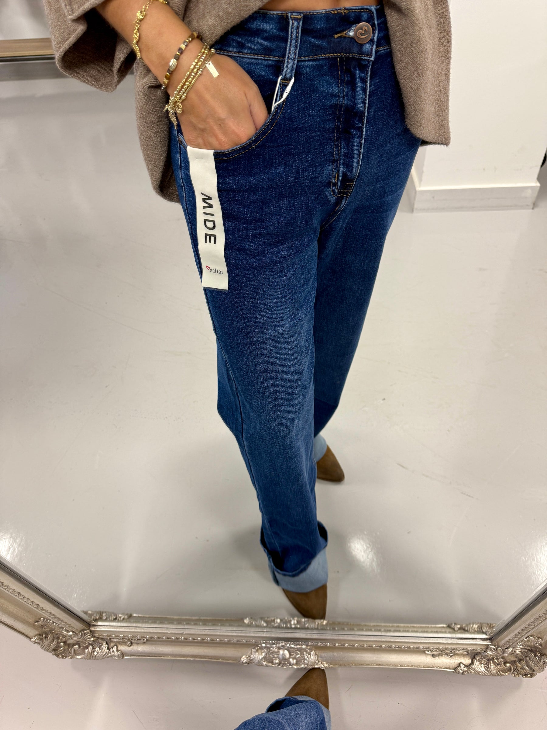 Milas Straight Leg Jeans - Indigo