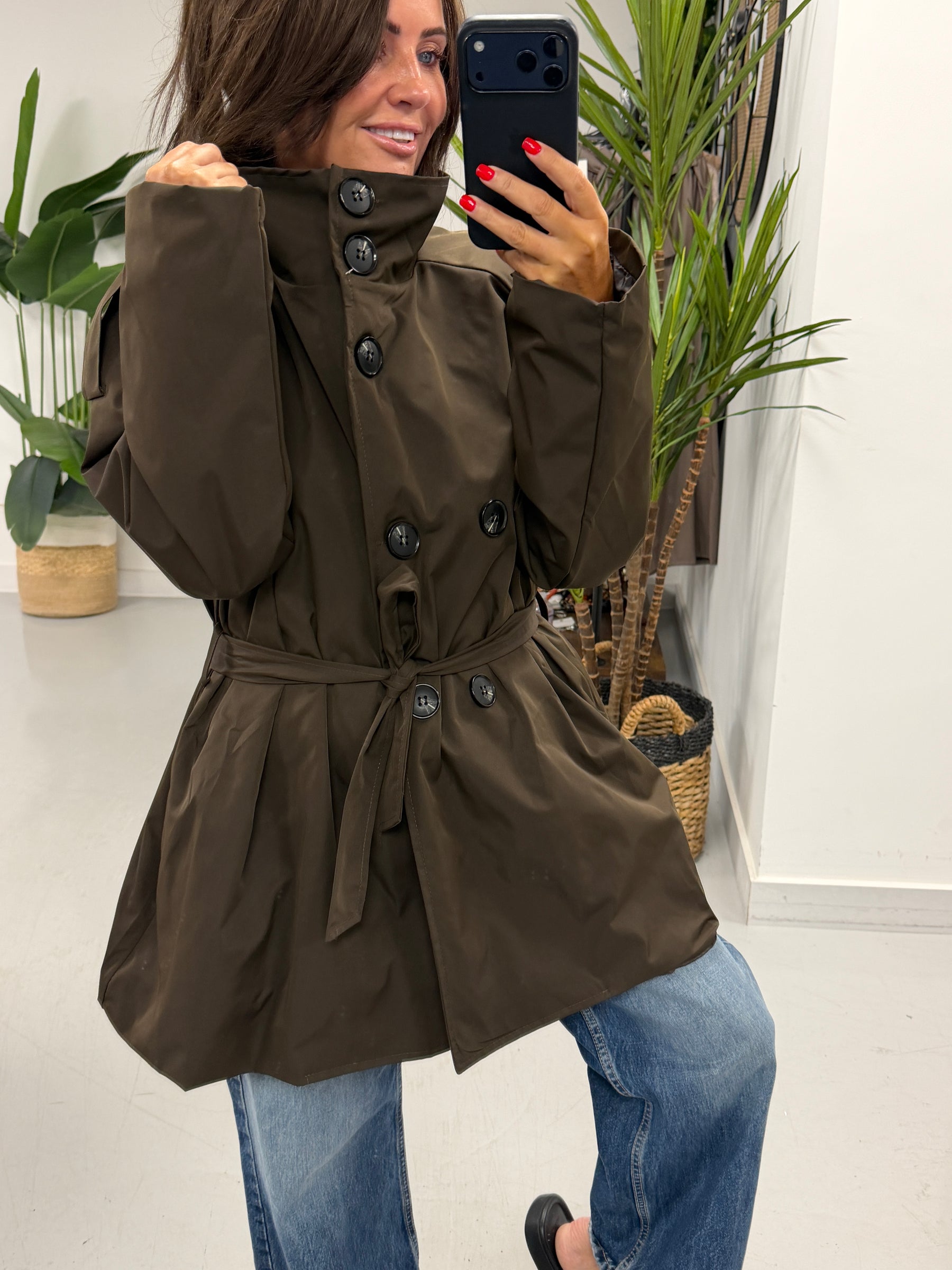 Trench Jacket - Chocolate