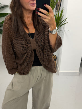 The Autumn Loose Knit - Chocolate (Size 10 - 16)