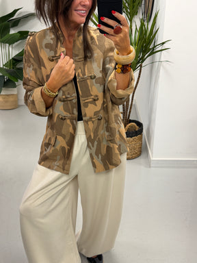 Camo Military Jacket - Sandstorm