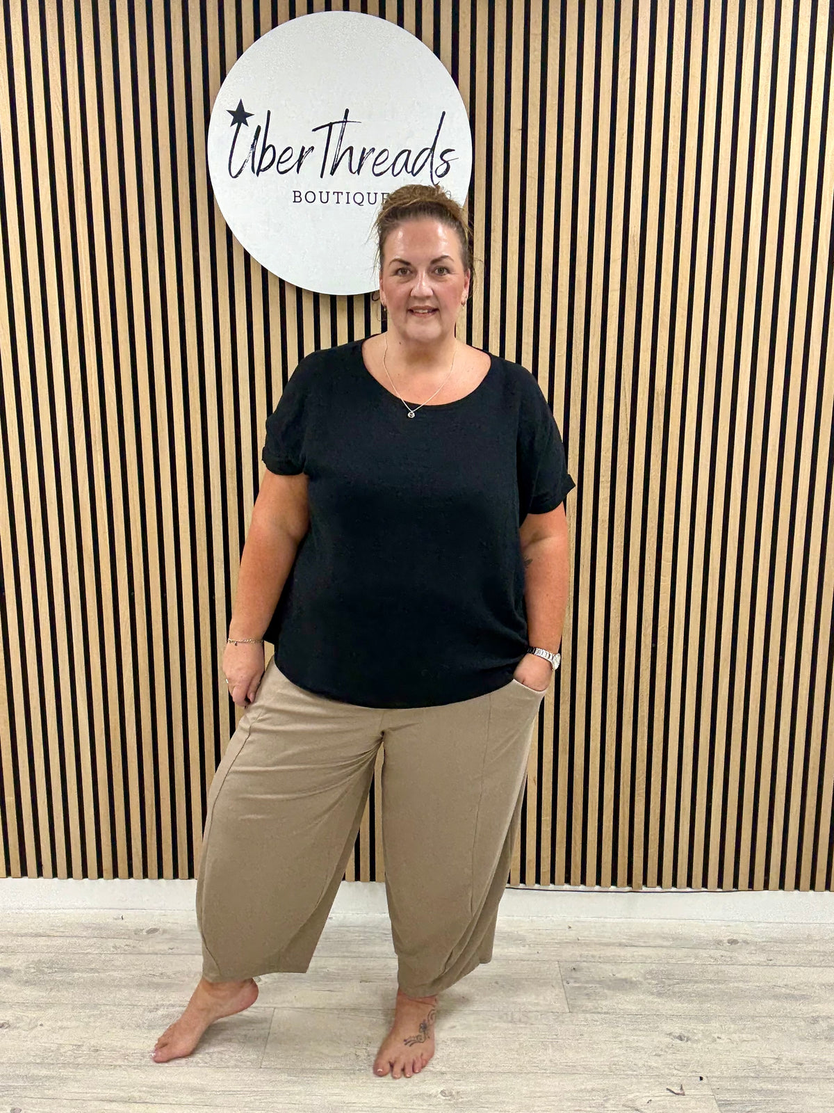 The New Town Jersey Joggers (Plus) - Mocha