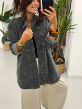 The Big Softie Military Jacket - Grey