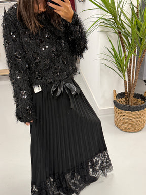 Sequin Cluster Soft Knit