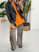 Animal Stripe Jogger (light shade) - Orange Stripe