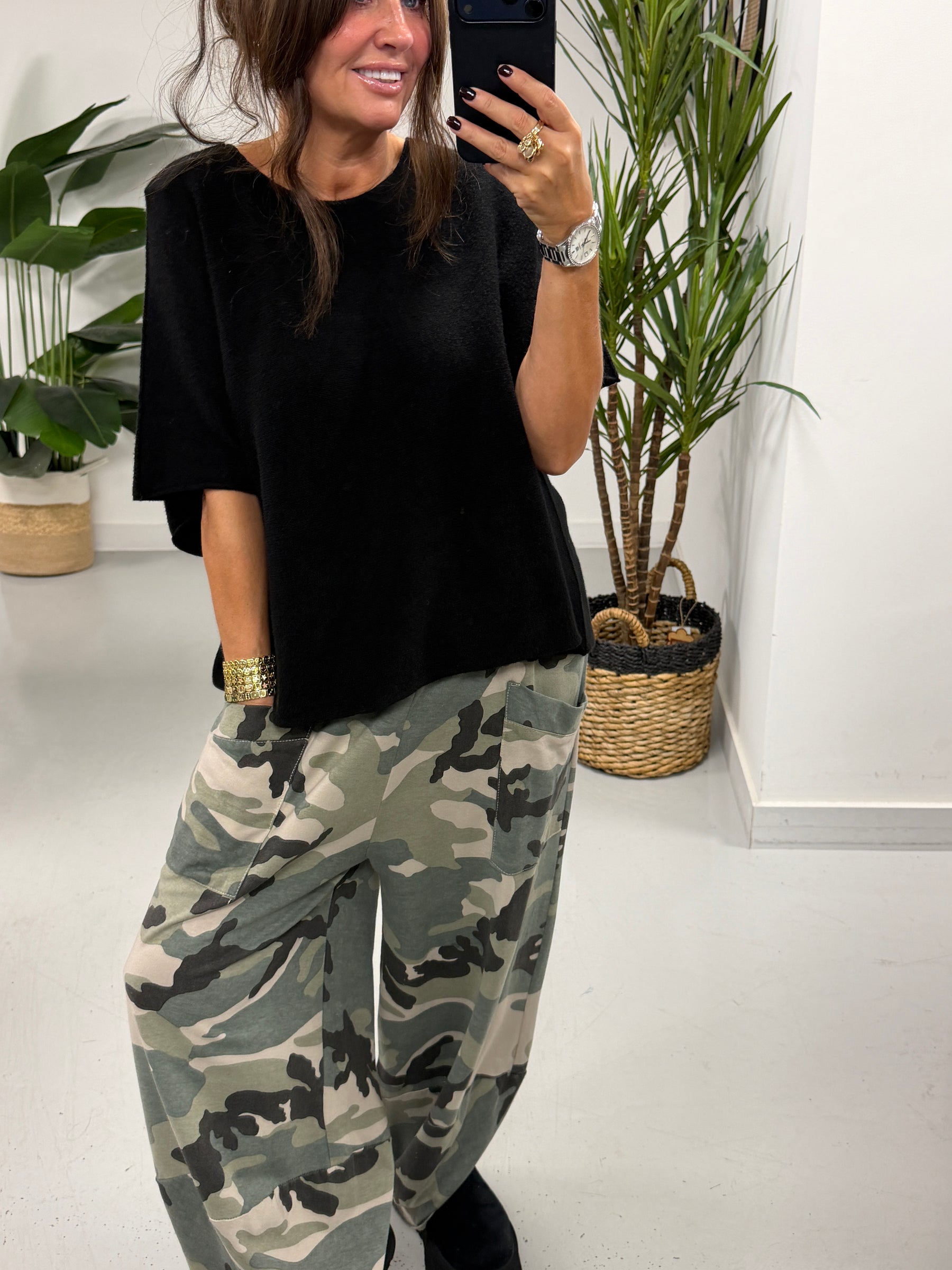 The Camo Tulip Jersey Joggers