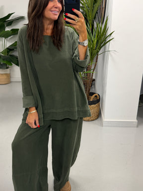 The Needlecord Tunic - Khaki