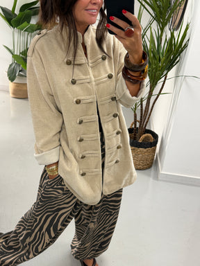 The Big Softie Military Jacket - Cream