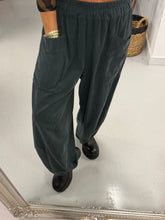 The Tulip Needlecord Joggers - Charcoal (Size 10-14)