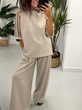 The Ziggy Scuba Tracksuit - Cream