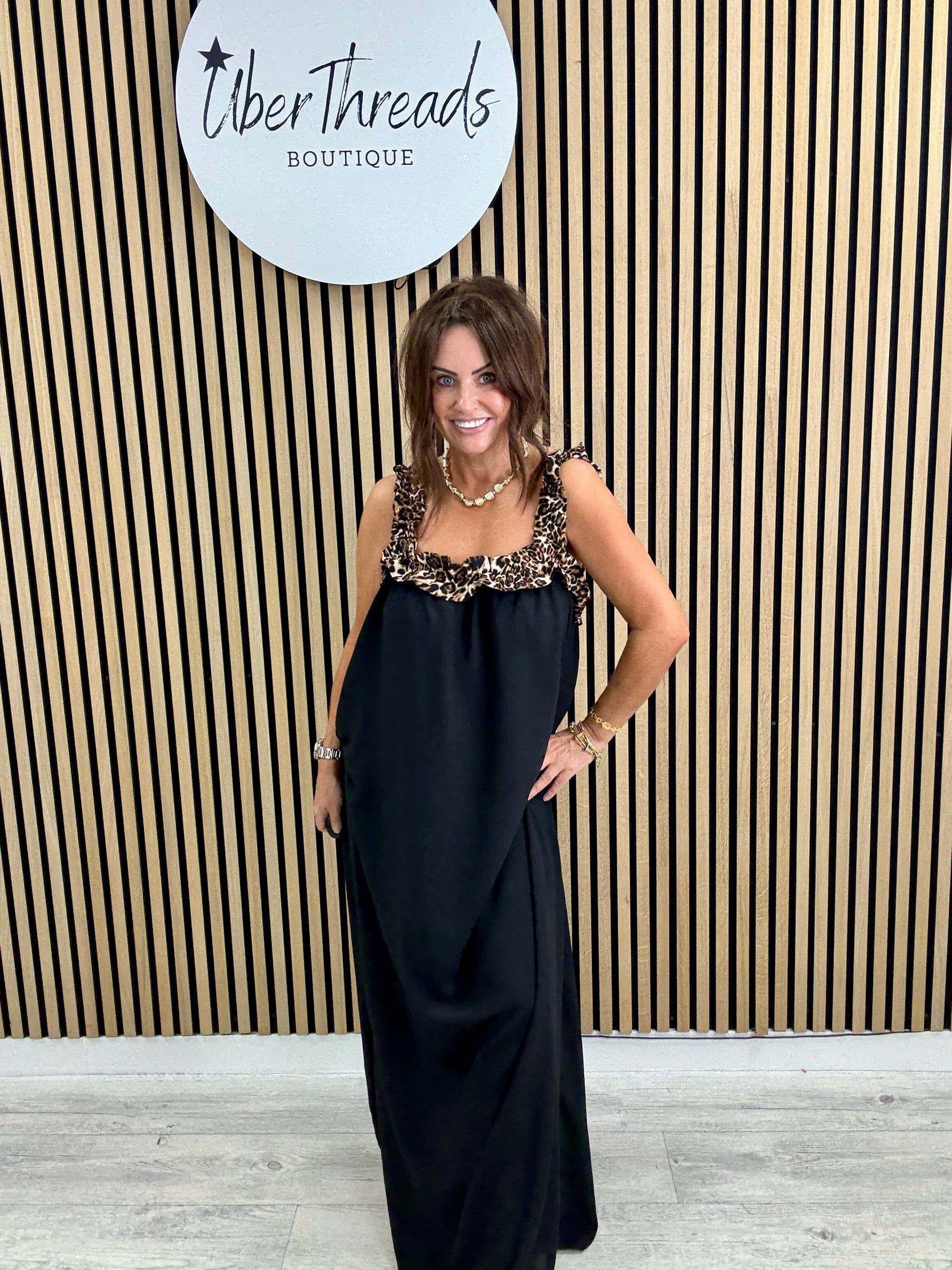 The Animal Ruffle Maxi