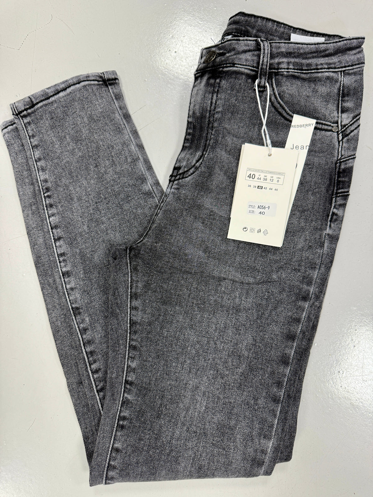 Redberry Push up Skinny Jeans - Charcoal