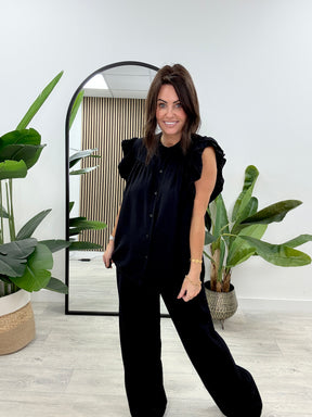 Bromley Button 2 Piece - Black