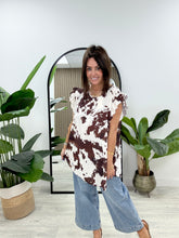 The Highland Ruffle Sleeve - Chocolate