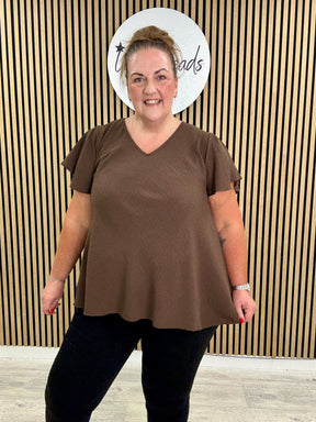 Heidi Swing Tunic - Chocolate