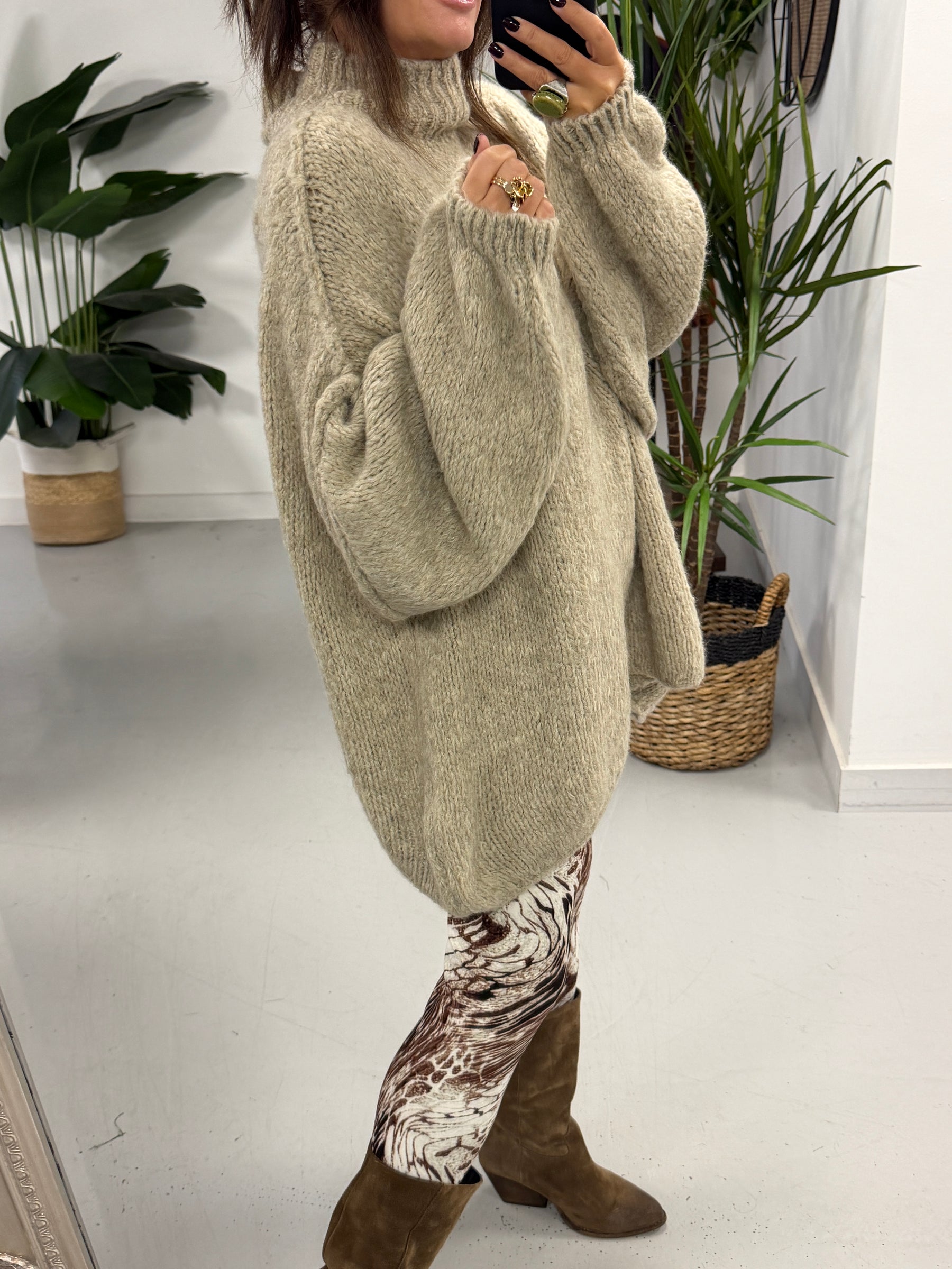 The Rustic Soft Knit - Oatmeal