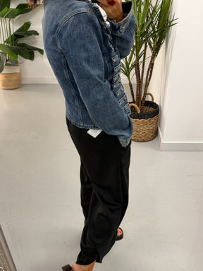 Abby Military Denim Jacket